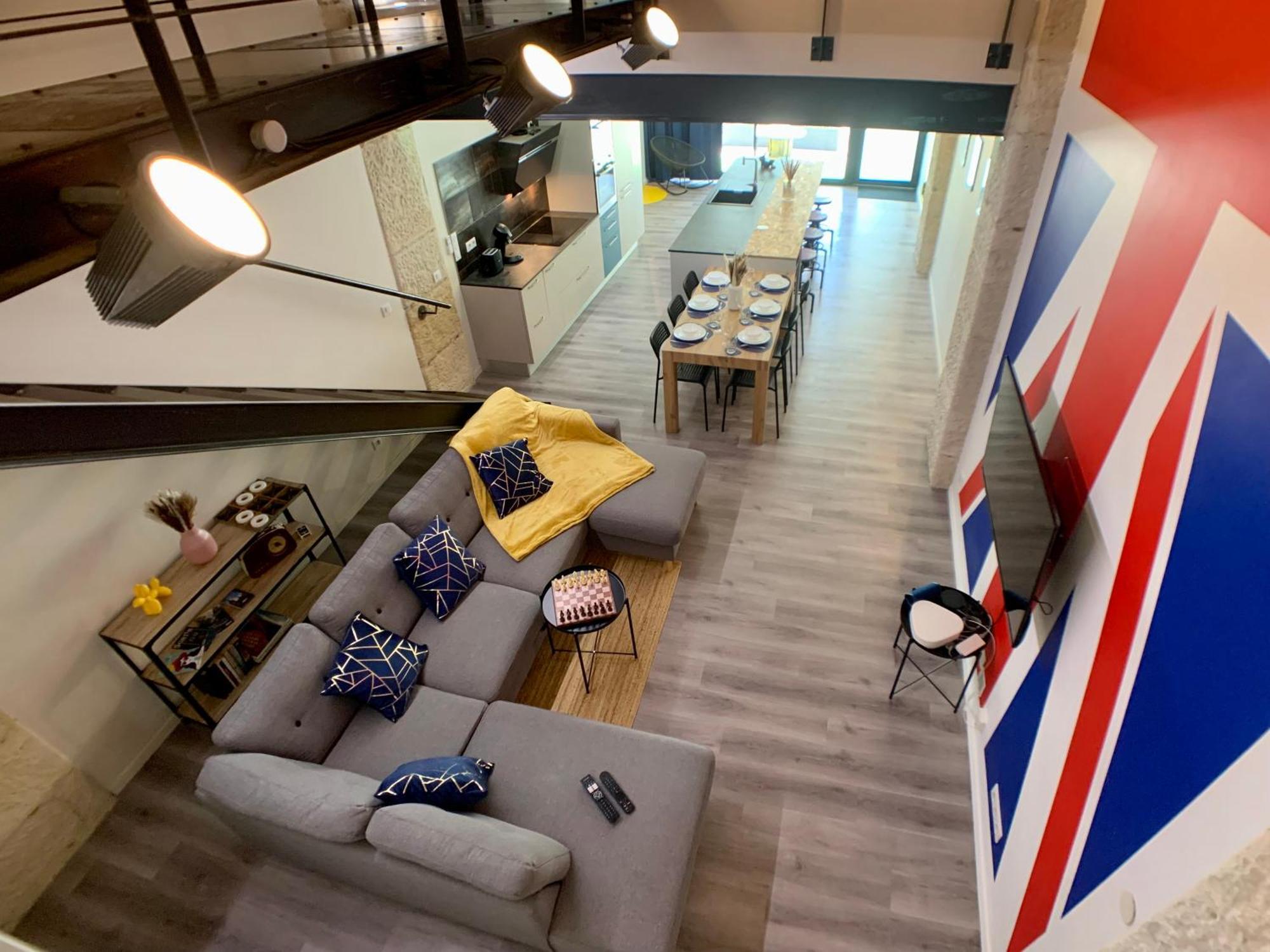 Ferienwohnung Loft Gare Cite Gastronomique Dijon Exterior foto